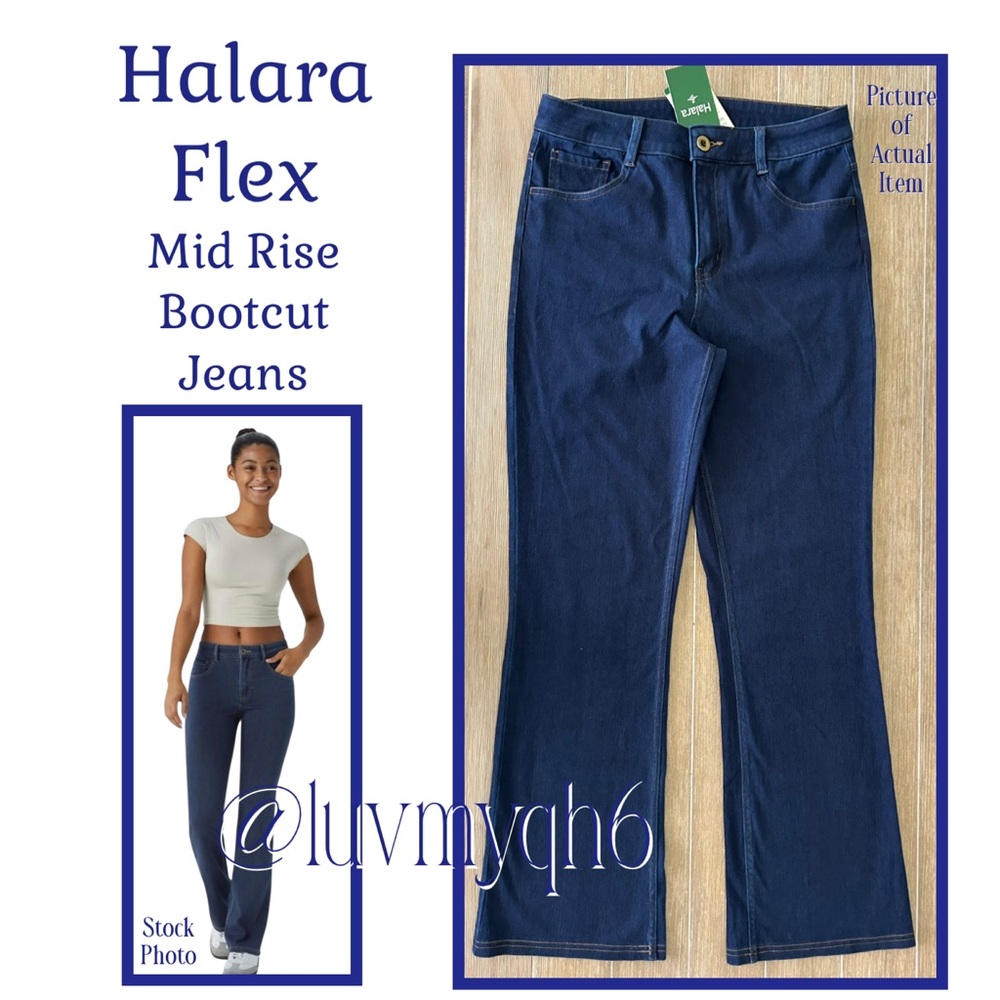 Halara Flex Mid Rise Bootcut Jeans